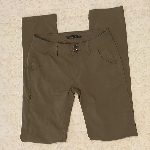 Prana Halle Straight Pant in Slate Green (4 Tall) - Picture 8 of 10